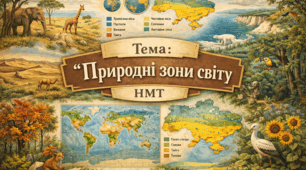 Природні зони світу та України (тест для підготовки до НМТ по темам)