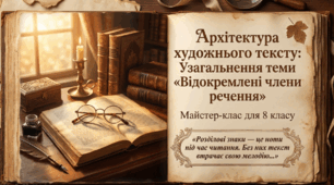"Узагальнення вивченого з теми "Відокремлені члени речення" (презентація), 8 кл.