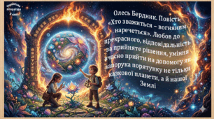Олесь Бердник. Повість «Хто зважиться – вогняним наречеться». Любов до прекрасного, відповідальність за прийняте рішення, уміння вчасно прийти на допомогу (презентація, робочий аркуш, інтерактивна гра «Вірю – не вірю!»)