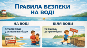 Пам'ятка «Правила безпеки на воді та біля водойм»
