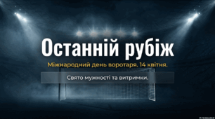 14 квітня - Міжнародний день воротаря