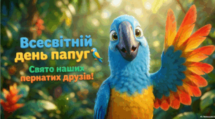 31 травня - Всесвітній день папуг