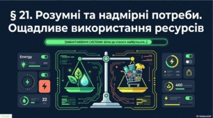 Презентація на тему "Розумні та надмірні потреби. Ощадливе використання ресурсів" 7 клас