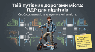 "Твій путівник дорогами міста: ПДР для підлітків"