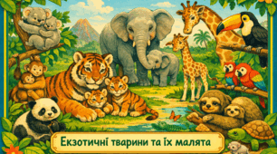 Проєкт "Екзотичні тварини та їх малята"