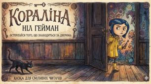 Презентація  " «Кораліна: за дверима ілюзій» — Путівник темним та психологічним фентезі Ніла Геймана(до вивчення повісті  Ніла Геймана"Караліна)
