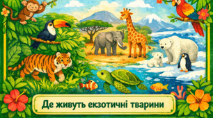Проєкт "Де живуть екзотичні тварини"