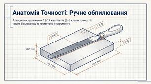 Технологія обпилювання та розпилювання металу: від теорії до практичних навичок