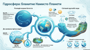 Діагностична робота з теми: «Гідросфера — водне намисто планети»