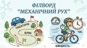 Філворд "Механічний рух"
