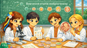 Лабораторна робота №4. Вивчення етапів ембріогенезу