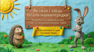 Презентація до казки «Як їжак і заєць бігали наввипередки»