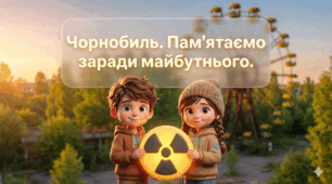 Сучасна анімована презентація «Чорнобиль — пам’ятаємо разом» (90 слайдів) +Постер