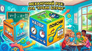 Кубик Блума "Механічний рух"