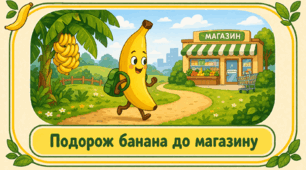 Проєкт "Подорож банана до магазину"