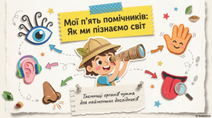 «Мої п'ять помічників: Як ми пізнаємо світ».