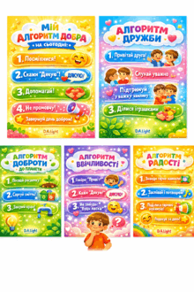 Плакати "Алгоритми добра"