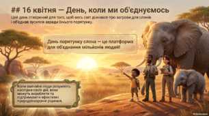 16 квітня - День порятунку слона