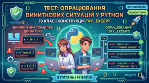 Опрацювання виняткових ситуацій у Python