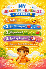Poster Algorithms of kindnes 2 | Інші матеріали. Англійська мова