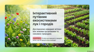 Які взаємини організмів між собою та неживою природою на луках і городах.