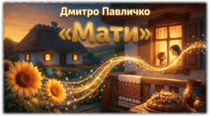Дмитро Павличко. Мати.