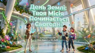 Новинка! Презентація "День Землі: Твоя місія починається сьогодні!"  Інтерактивний еко-квест (19 слайдів) 22 квітня  ест у 3D-форматі