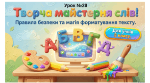Презентація "Магія форматування тексту" Інформатика 2 клас. Урок №28