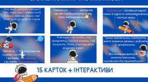 Займенник як частина мови (інтерактивні картки)