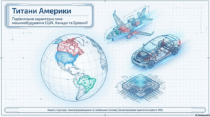 Порівняльна характеристика машинобудування США, Канади та Бразилії