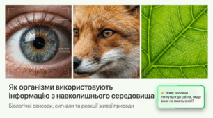 Як організми використовують інформацію з навколишнього середовища