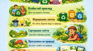 Поради батькам: Екологічна культура. Як виховувати її у дітей у родині