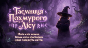 Інтерактивна гра з читання: «Таємниця Похмурого Лісу: Магічні слова» 🌲✨
