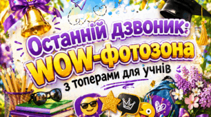 Останній дзвоник: WOW-фотозона з топерами для учнів