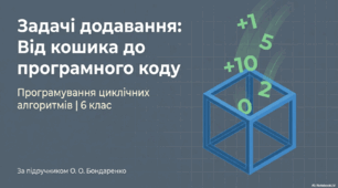 Задачі додавання: від кошика до програмного коду (6 клас)