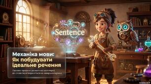 Речення. Механіка мови. Як побудувати правильне речення. Презентація+інфографіка