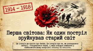 Перша світова війна: літопис великої трагедії та фактів