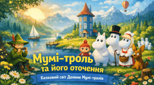 Мумі-троль та його оточення. Казковий світ Долини Мумі-тролів.