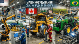 10 кл Презентація Порівняльна характеристика машинобудування США, Канади та Бразилії.