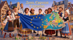 Анімована презентація "День Європи — свято єдності та миру" 9 травня