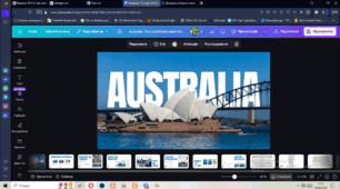 Australia. The Land Down