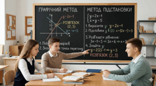 Графічний метод та метод підстановки