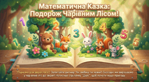 Презентація "Математична казка." Узагальнене повторення вивченого за рік. Логіко-математичний розвиток. Середня група.