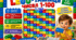 Дидактичний матеріал "LEGO-таблиця чисел 1–100" (для 1–2 класу)