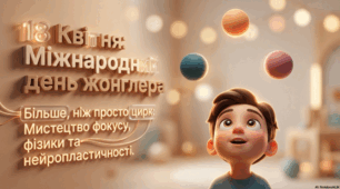 18 квітня -Міжнародний день жонглера