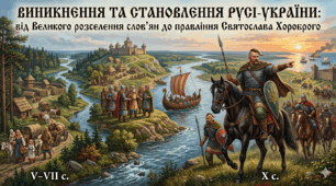 Повторення та підготовка до НМТ "Виникнення та становлення Русі-України: від Великого розселення слов'ян до правління Святослава Хороброго"