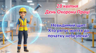 Виховна година - інструктаж до Дня охорони праці. "28 квітня - День охорони праці. Невидимий щит: Хто рятує життя до початку небезпеки?" Презентація + Квест
