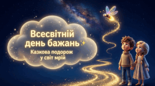 «Всесвітній день бажань: Казкова подорож у світ мрій». Презентація про силу мрії, наполегливість та віру в себе (НУШ, 1-4 класи)