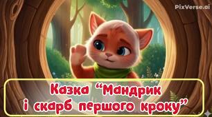 Казка "Мандрик і скарб першого  кроку"