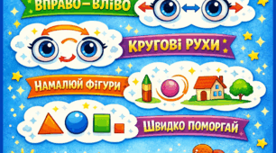 Пазл "Гімнастика для очей" 8 елементів